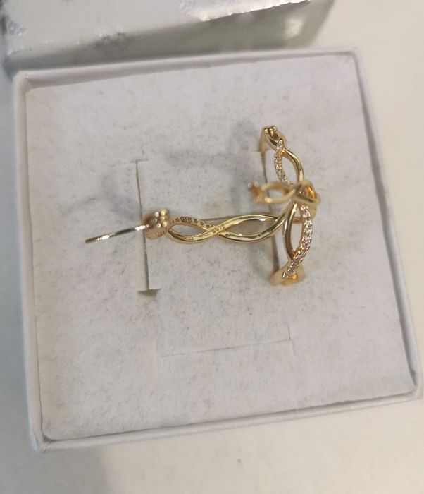 Srebrne kolczyki kółka