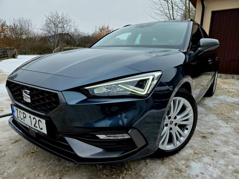 Seat Leon Sportstourer FR BLACK S&S  ,ASO,Bezwypadkowy ,2xAlu,Virtual,KAM,NAV