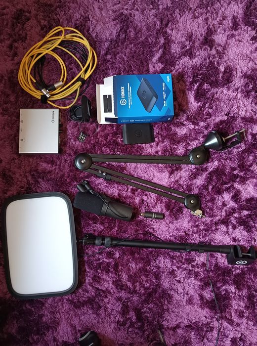 Conjunto para YouTube/Streaming + Shure sm7b