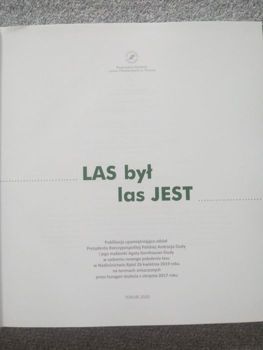 Las był las jest książka przyrodnicza