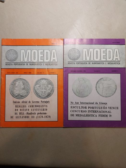 7 Revistas Antigas "Moeda" - Numismática (79-82)