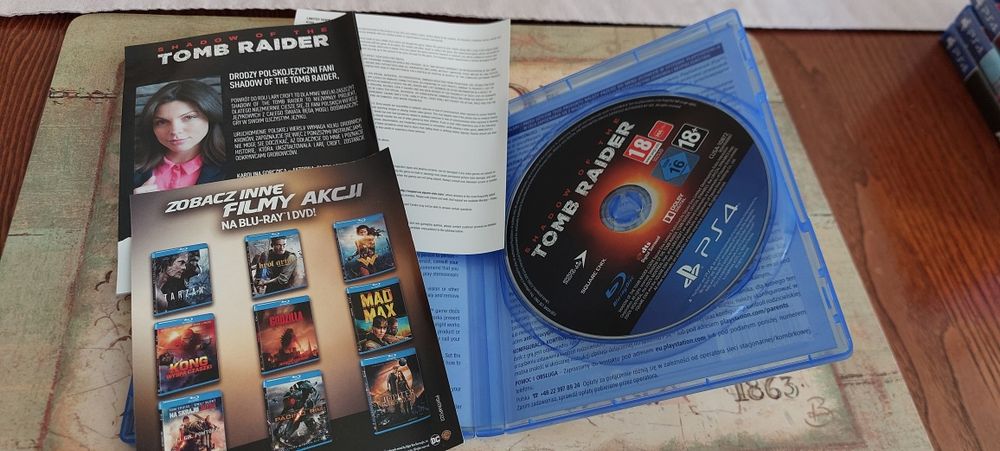 Gra Shadow of the Tomb raider na PlayStation 4 ps4