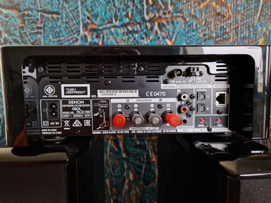 Kolumny MELODIKA BL40 + amplituner DENON z kablami