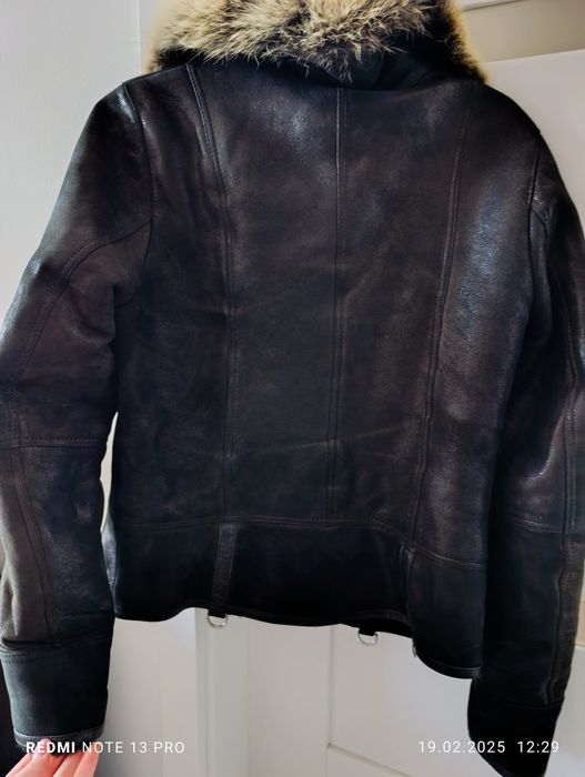 Kożuszek damski ze skóry