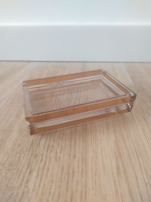 Szklana popielniczka PRL