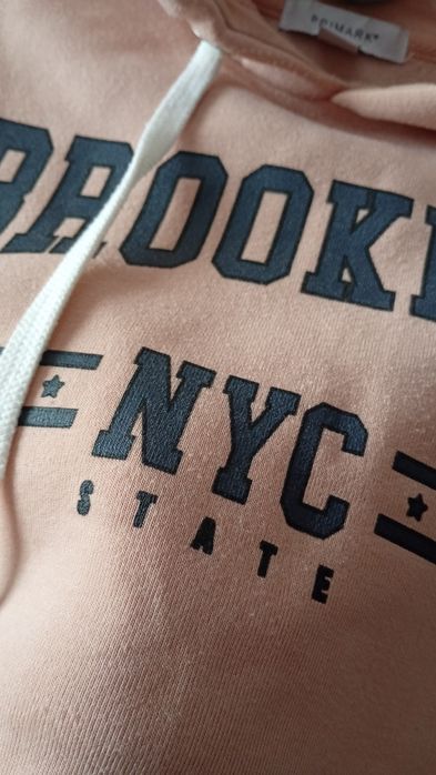 Укорочене худі з необробленим низом Primark з утепленням