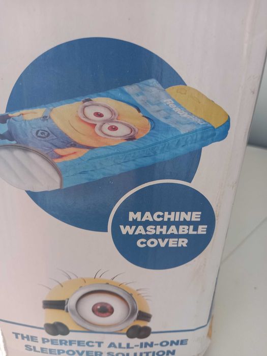 Spiwor materac dmuchane łóżko turystyczne rozkladane disney minionki