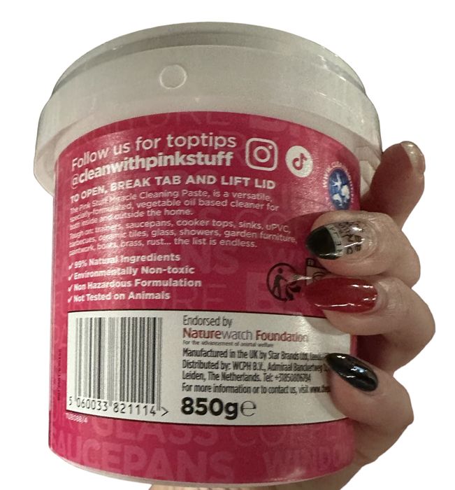 Hit!!! Uniwersalna pasta czyszcząca Pink Stuff - 850g