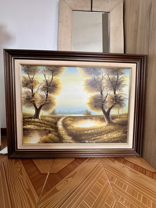 Quadro com paisagem