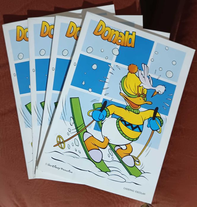 Lote 8 cadernos (1€ cada) Coleção completa Disney marca Ambar anos  80