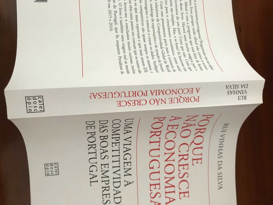 Livro "Porque Não Cresce a Economia Portuguesa" - Rui Vinhas da Silva