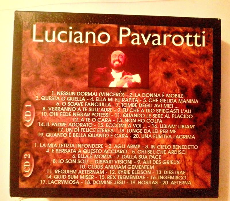 Luciano Pavarotti - 2 Cd's - Dejavu Retro Gold Collection