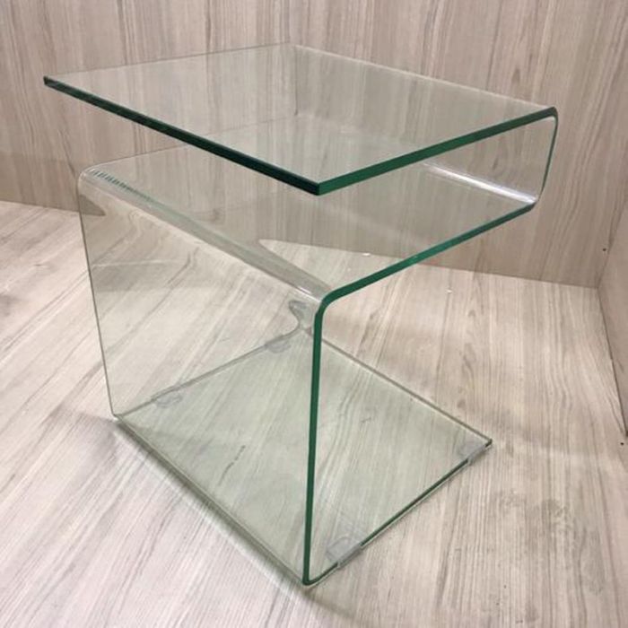 Скляний журнальний столик