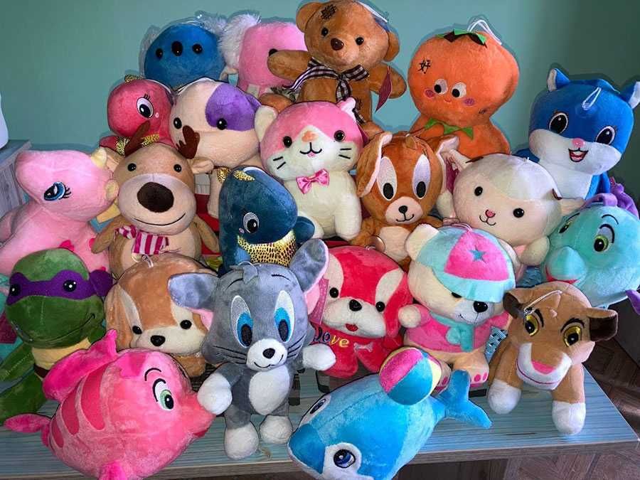 Великі плюшеві іграшки для атракціону Кран-Машина (Хватайка, Зверолов)