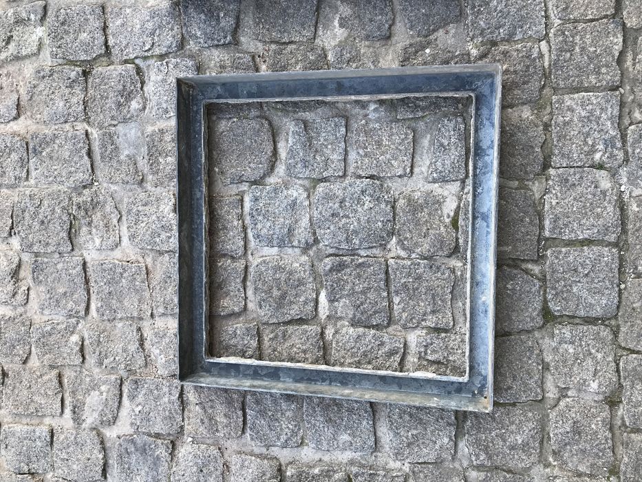 Tampa de saneamento rebaixada alumínio galvanizado