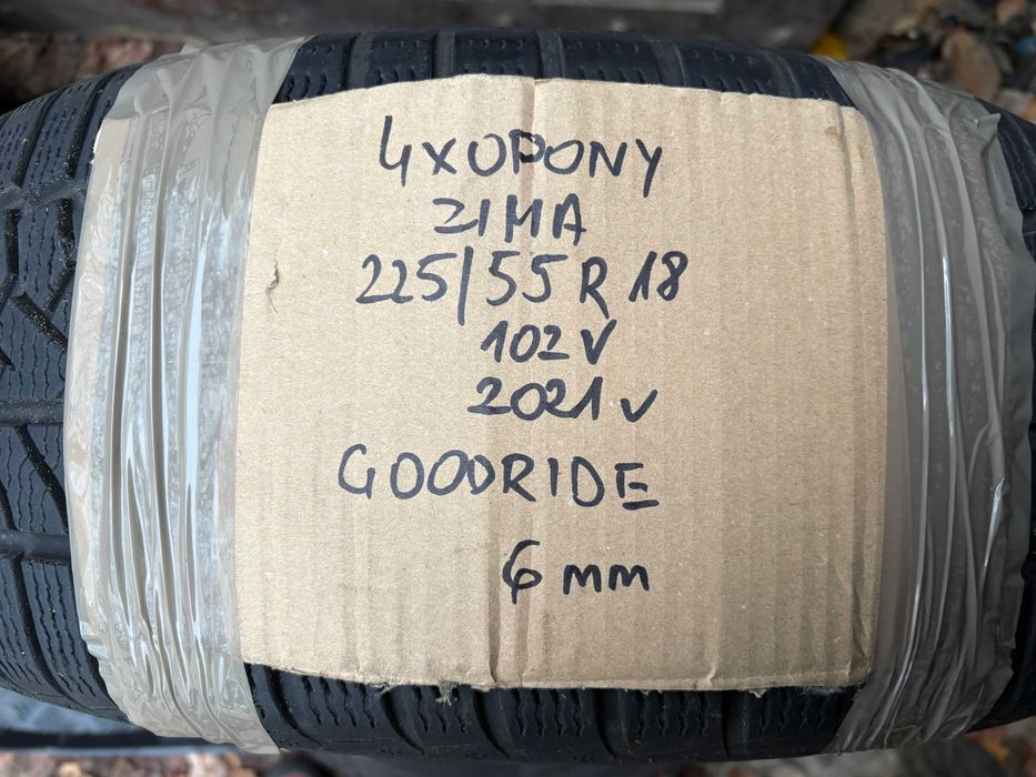4x opony ZIMOWE 225/55R18 102V Goodride 2021r 6mm