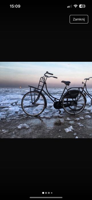 Rower  Holenderka miejski holenderski damka uchwyt na kosz