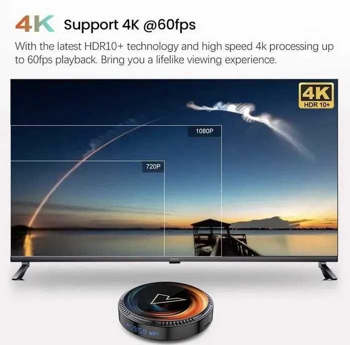 Vontar W2 ATV 4/32Гб  Смарт ТВ приставка smart tv box бокс Android TV