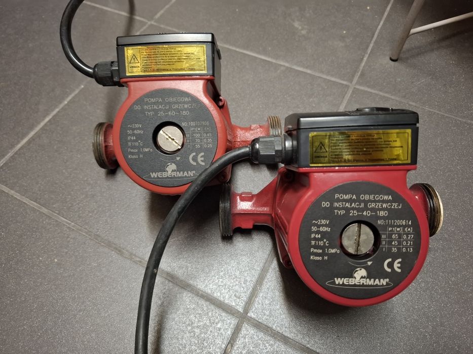 POMPA OBIEGOWA do instalacji grzewczej Weberman