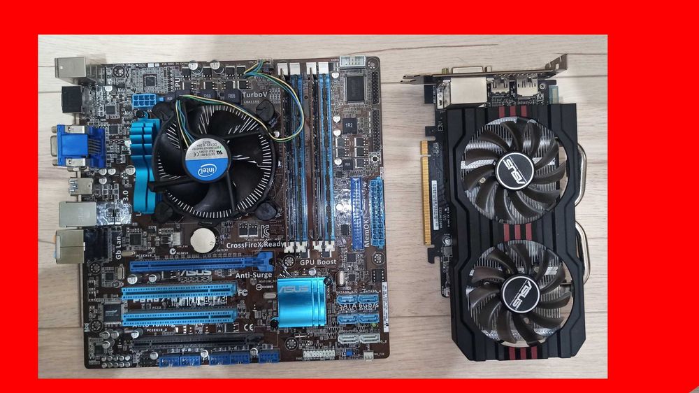 płyta ASUS P8H67-M PRO 8GB CPU i5-3550 Grafika ASUS Radeon 7790 OC