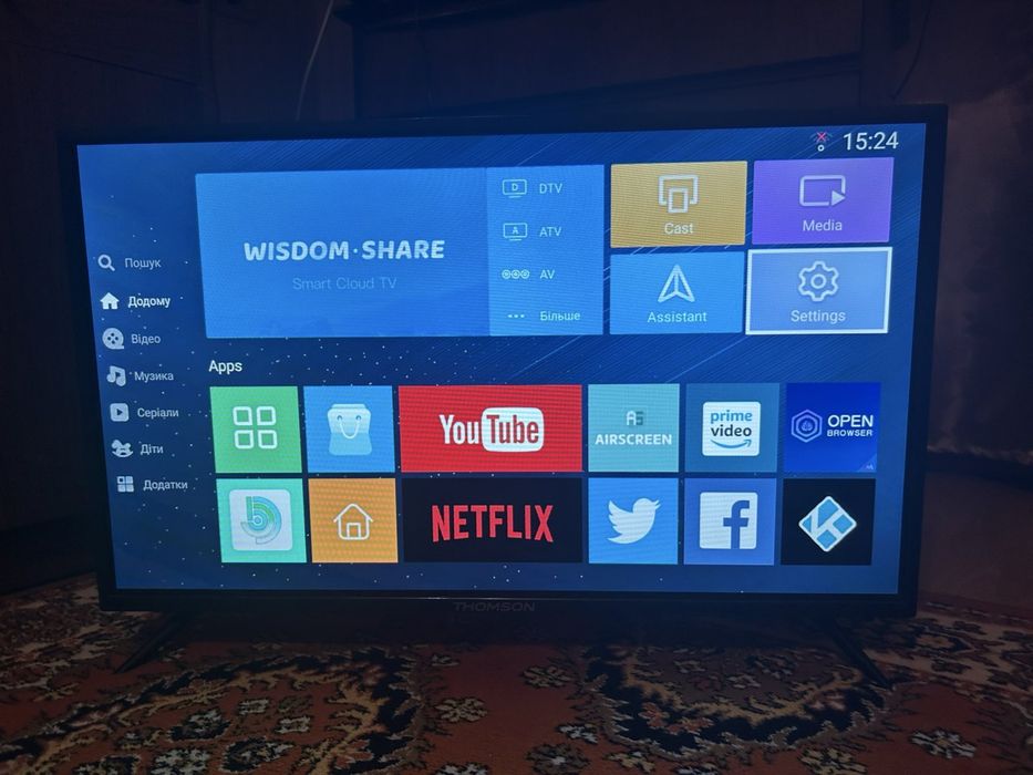 Телевізор Thompson 32”, 4K, SmartTV, WiFi, T2, android 13