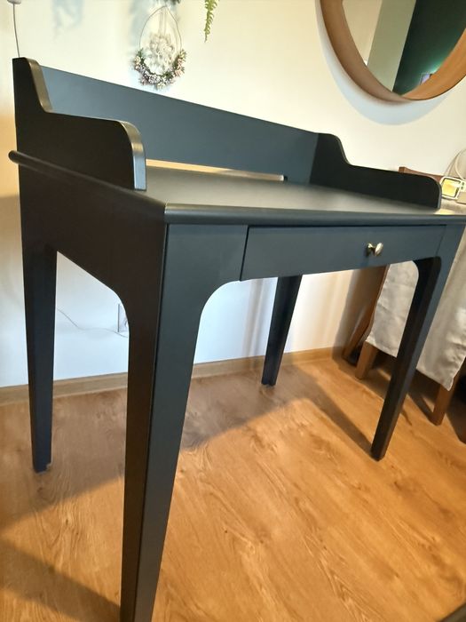 Lommarp Ikea biurko granatowozielone 90x54