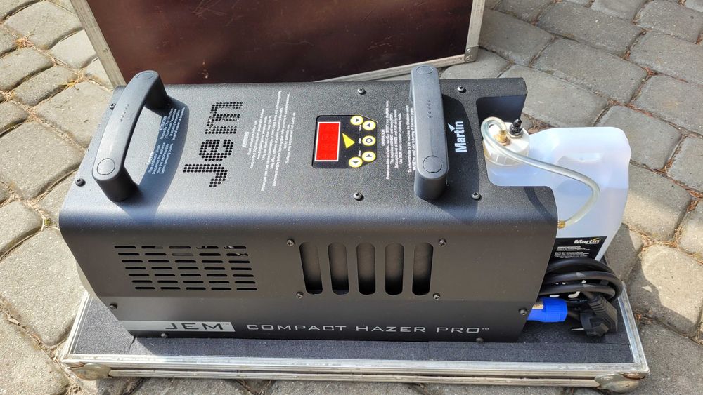 JEM Compact Hazer Pro Martin Hazer + case + fluid + DMX redukcje - bdb