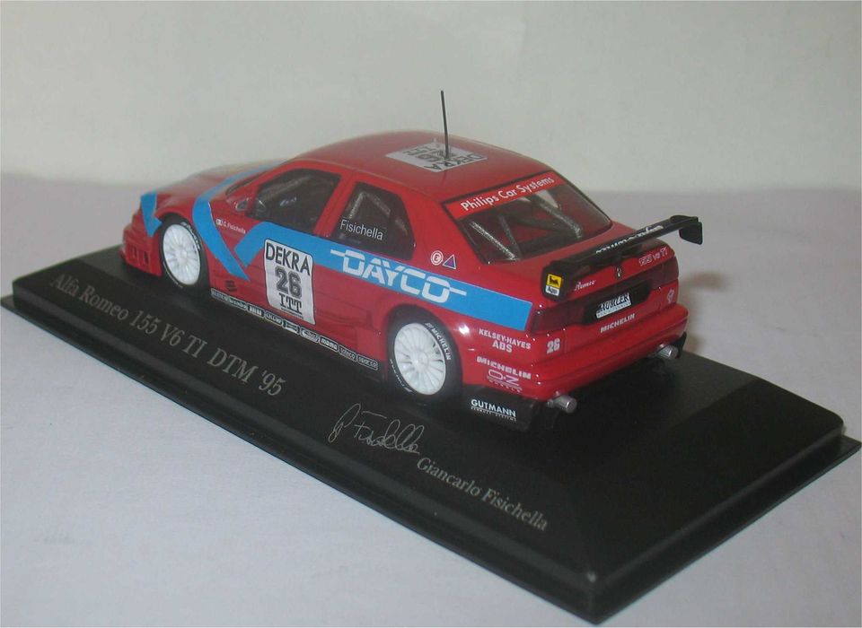 Minichamps - Alfa Romeo 155 V6 TI - DTM 1995 - Giancarlo Fisichella