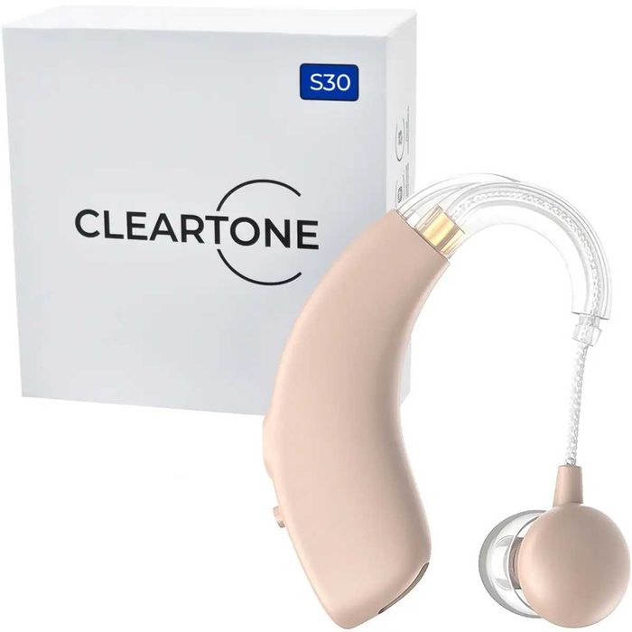 Слуховой аппарат CLEARTONE S30 заушный с цифровым чипом аккумуляторный