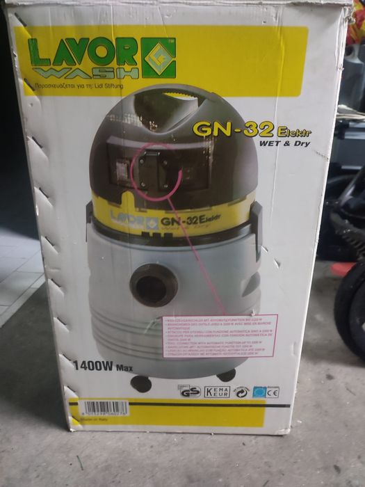 Aspirador Industrial Lavor GN-32 Wet & Dry – 1400W