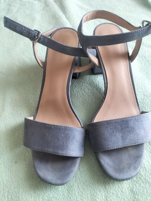 Sandały damskie niebieskie