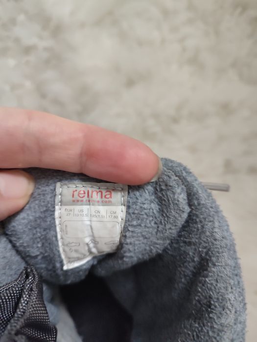 Зимові черевики Reima оригінал, р.27 / 17,8 см – теплі та зручні