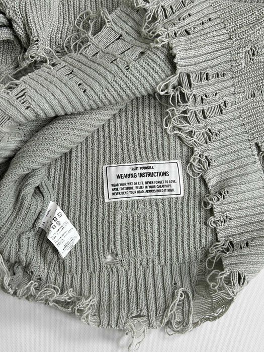 MAISON MIHARA YASUHIRO Distressed свитер свитшот Sweater светр кофта S