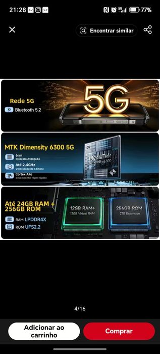 Ulefone 27t pro Resistencia Militar