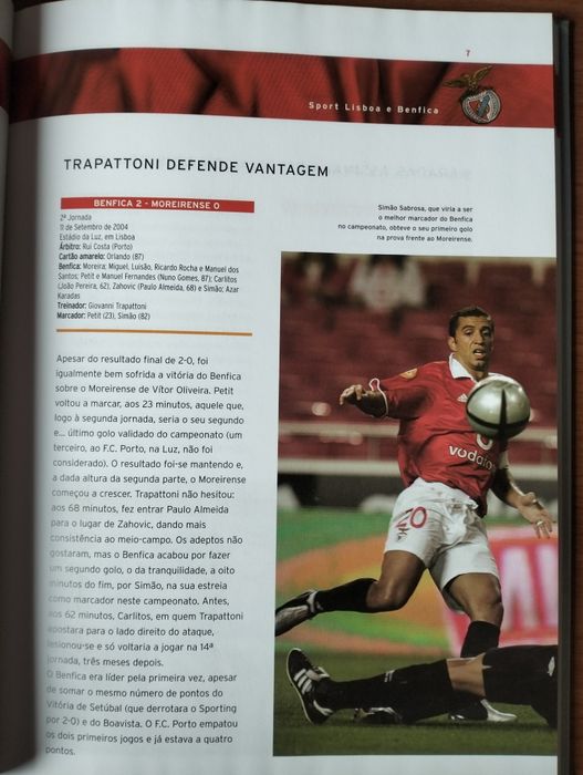 Livro SL Benfica Campeão 2004-05