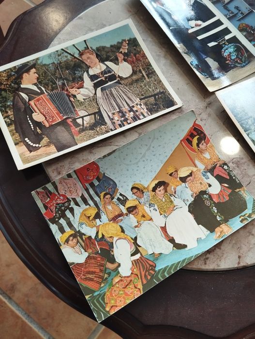 4 postais postal antigo Viana