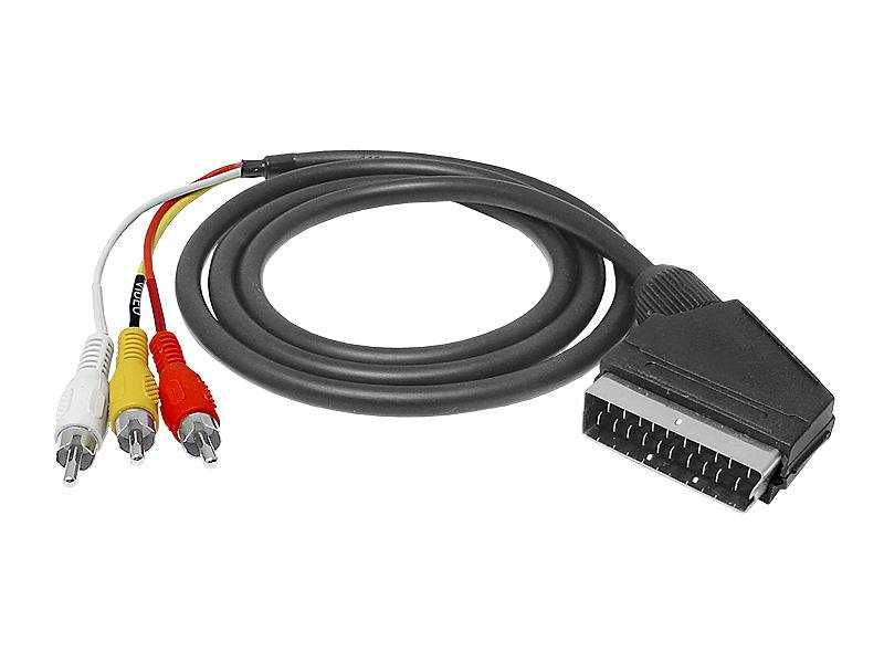 Kabel EURO-3RCA, 0.5m