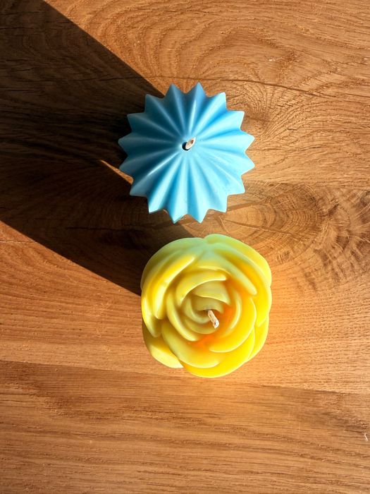 Świeca sojowa DIY duża róża lub duża kula
