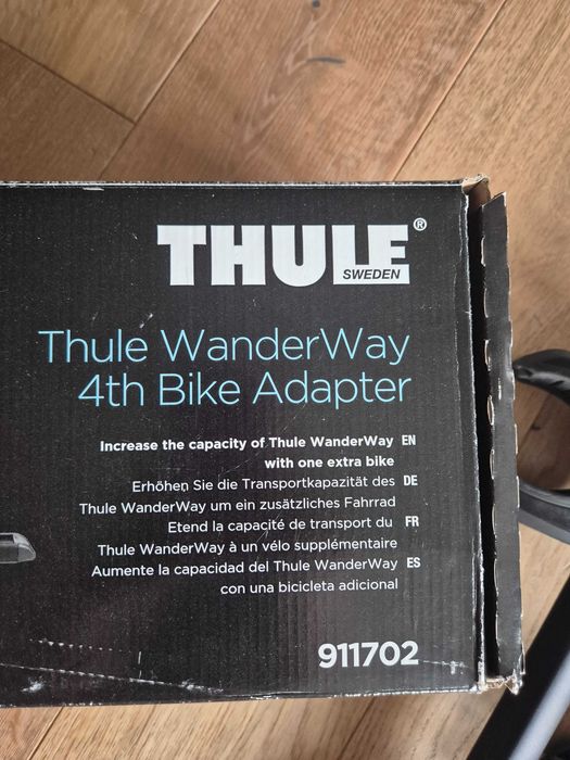 Thule bagażnik na klapę WanderWay VW + adapter na 4ty rower