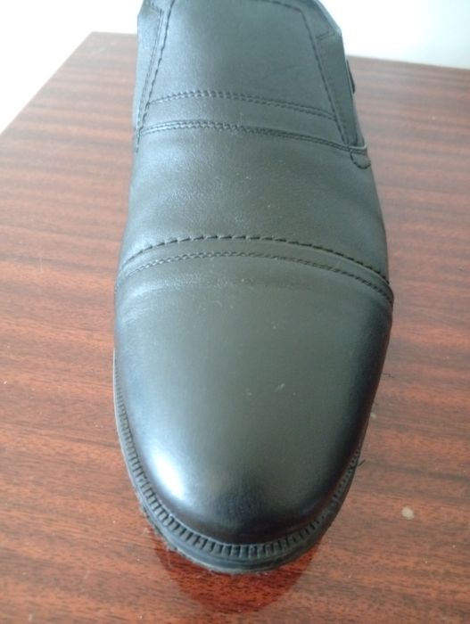 Класичні шкіряні туфлі, великий розмір