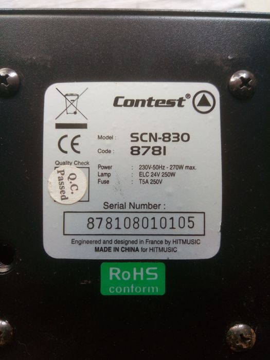 Scanner Contest usado