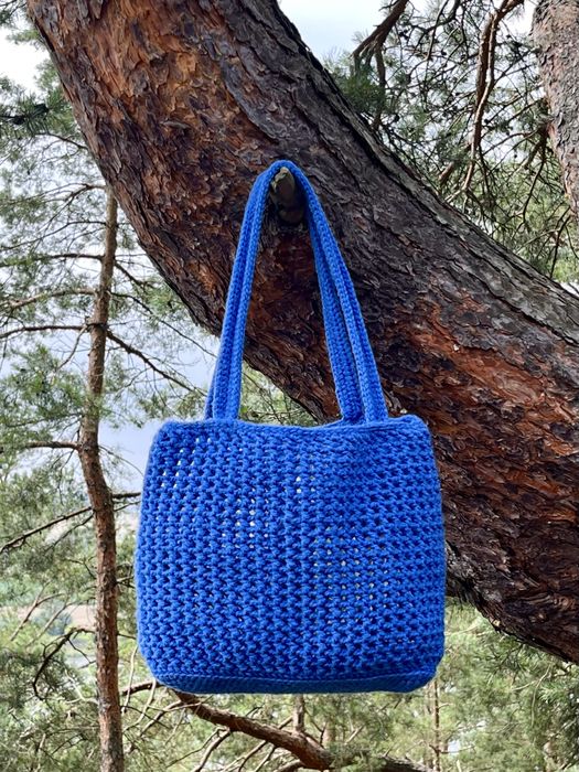 Ażurowa torba wakacyjna handmade
