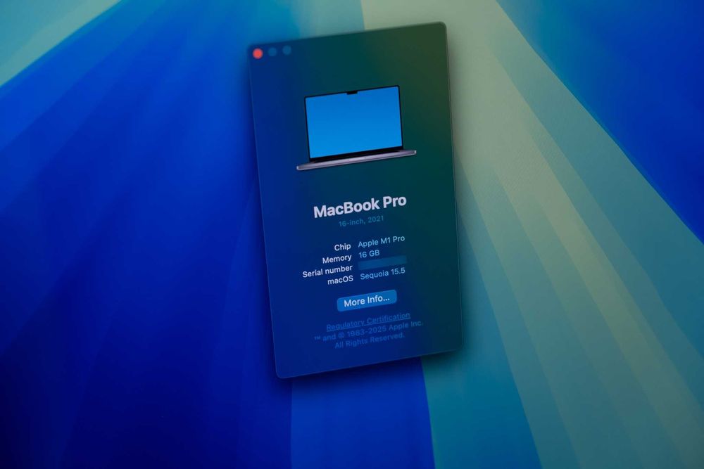 MacBook Pro 16" M1 Pro – 16GB RAM / 512GB SSD - COMO NOVO