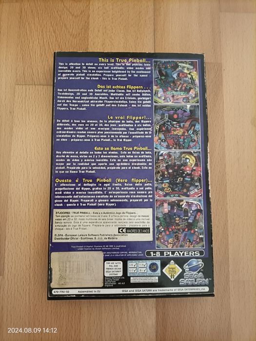 Truepinball sega saturn