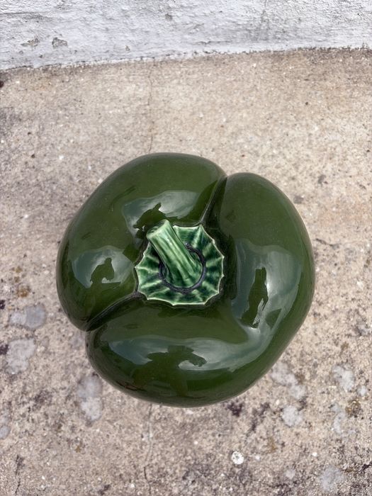 Caixa pequena verde Bordalo Pinheiro