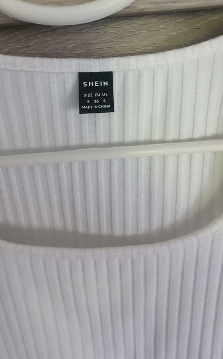 Topy Shein w prążki rozm:S