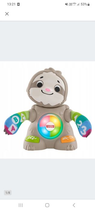 Zabawka interaktywna fisher-price leniwiec fisher price