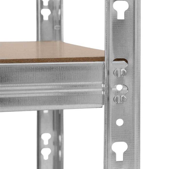 Stół Warsztatowy Narzędziowy ze ścianką Roboczy z Półkami 136x100x40