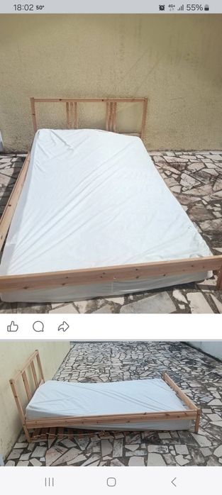 Cama casal em excelente estado