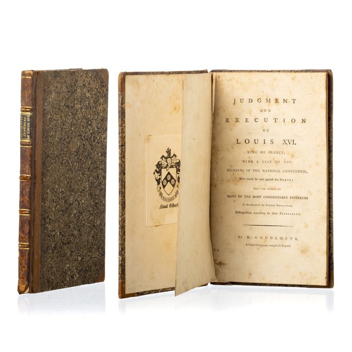 Livros - Goudemetz; H. - Judgment and Execution of Louis XVI. King of